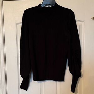 White House Black Market Black Turtleneck Sweater
